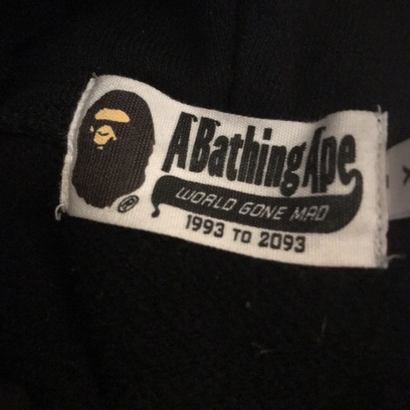 Bape tiger hoodie (black) - Picture 7 of 8